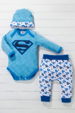 Blue White 3 Piece Set
