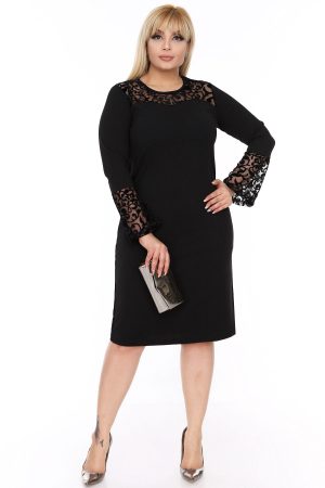 Women’s Spanish Sleeve Black Dress