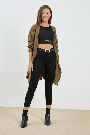 Women’s Black High Waist Trousers