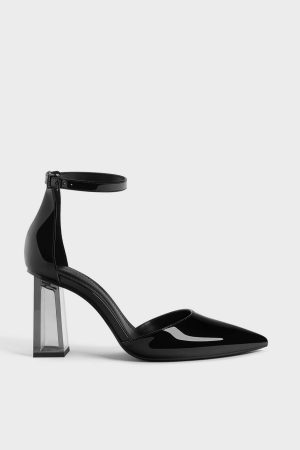 Women’s Black Methacrylate Heels Shoes