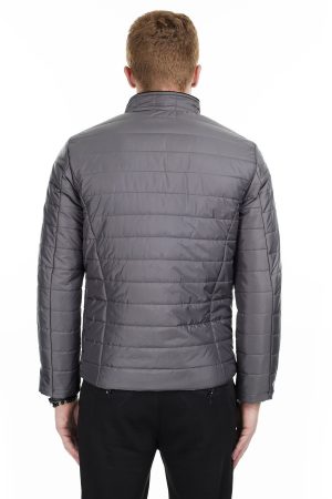 Men’s Gray Slim Fit Coat