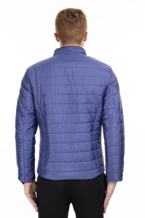 Men’s Sky Blue Slim Fit Coat