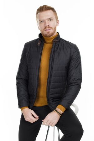 Men’s Black Slim Fit Coat