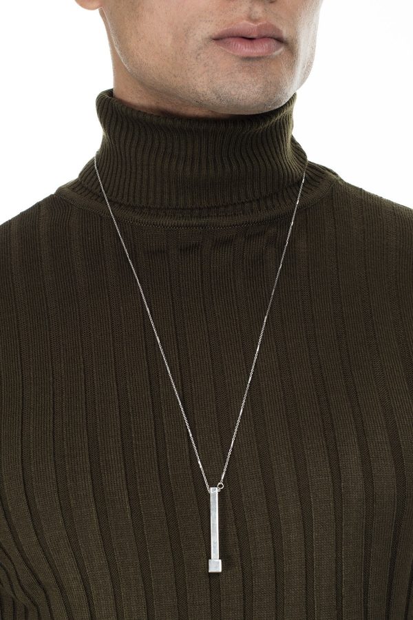 Men's Beige Slim Fit Turtleneck Knitwear Sweater - Beren Store