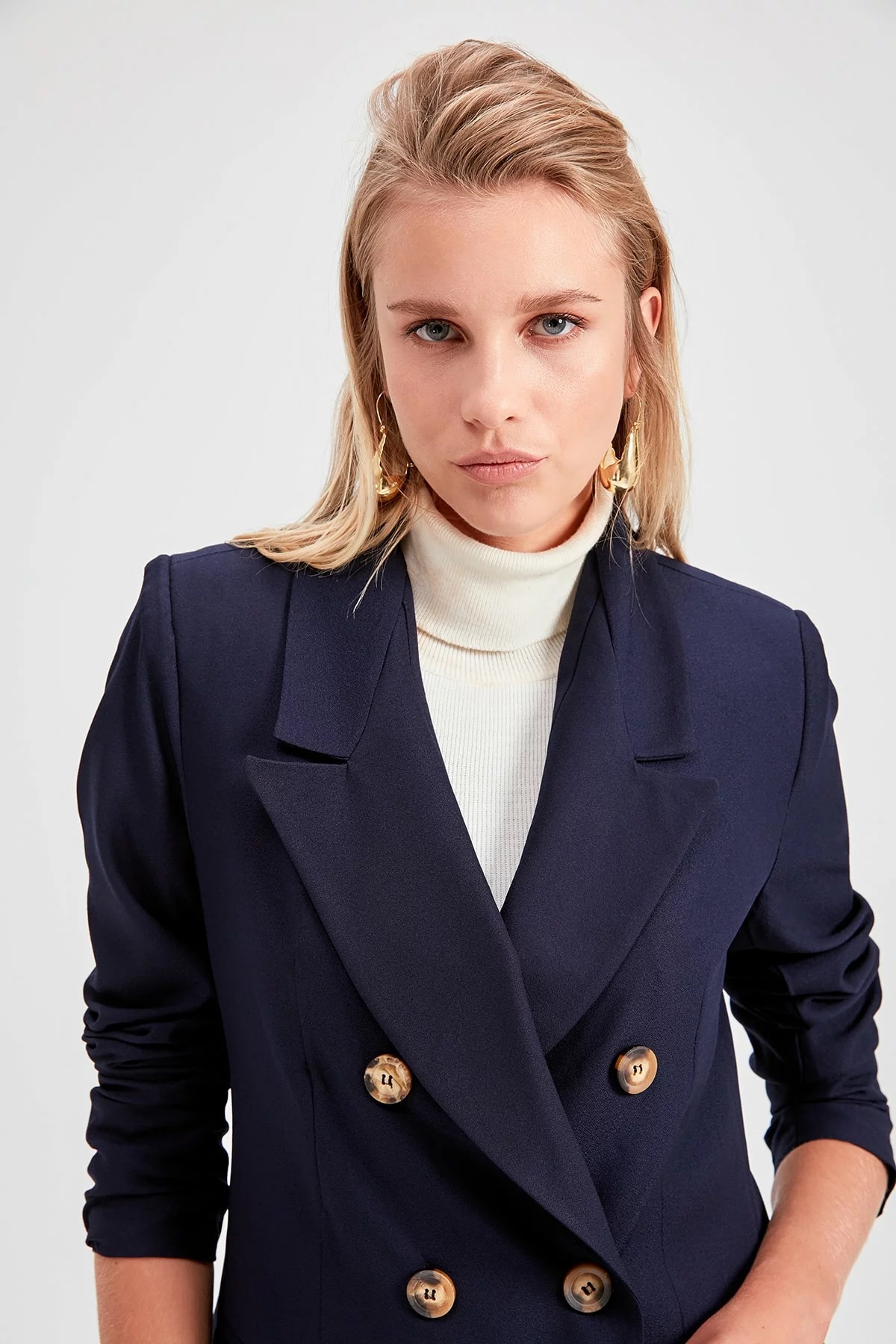 Women's Blue Blazer Jacket | escapeauthority.com