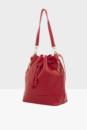 Women’s Red Bottle Bottom Shoulder Bag