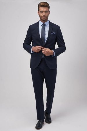 Classics Regular Fit Navy Blue Suit