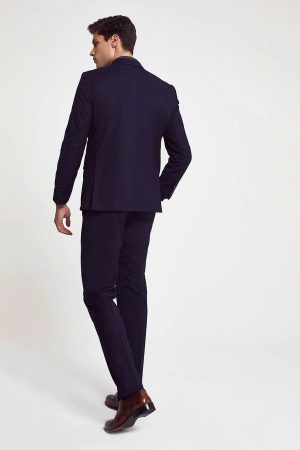 Men’s Navy Blue Color Slim Fit Suit