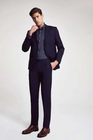 Men’s Navy Blue Color Slim Fit Suit