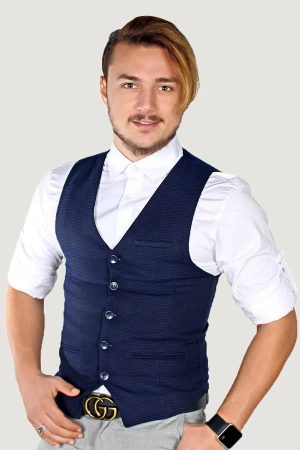 Men’s Blue Vest