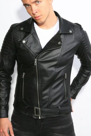 Men’s Slim Fit Leather Jacket