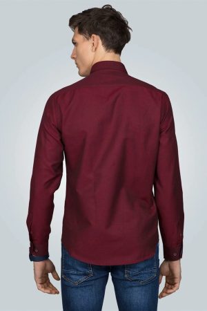 Men’s Claret Red Shirt