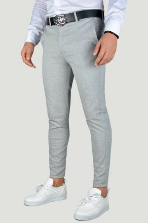 Men’s Gray Linen Pants