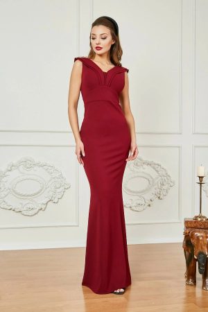 Women’s Plum Fish Evening Dress