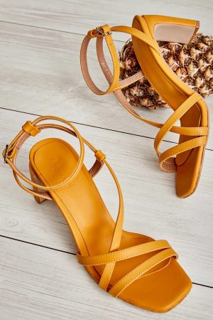 Women’s Mustard Classic Heels Shoes