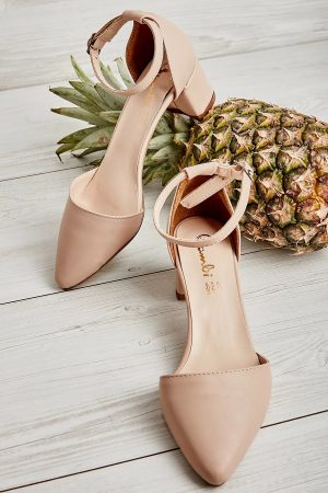 Women’s Beige Heeled Shoes