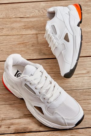 Women’s White Orange Sneaker