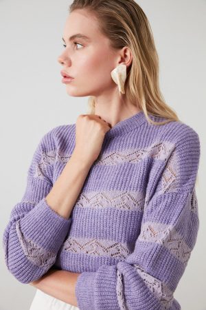 Women’s Lilac Knitwear Sweater