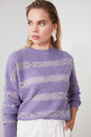 Women’s Lilac Knitwear Sweater