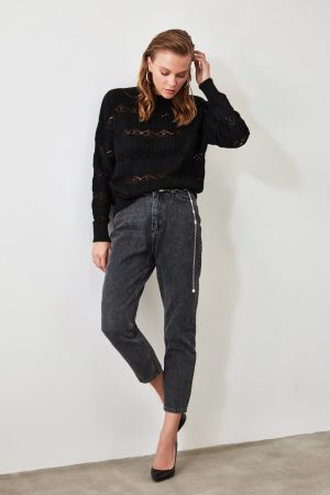 Women’s Black Knitwear Sweater