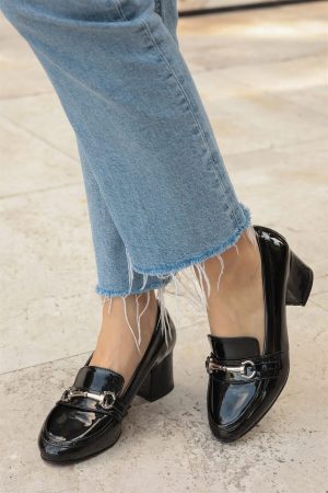 Women’s Black Jamie Heeled Shoes