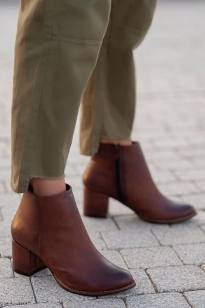 Women’s Brown Heeled Boots