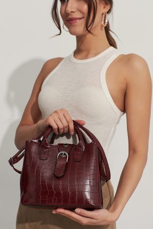 Women’s Burgundy Shoulder Bag