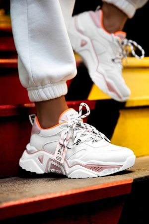 Women’s White Powder Sneaker