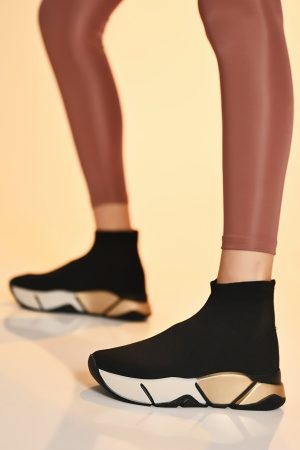 Women’s Multi Sports Socks Black Rose Sneaker